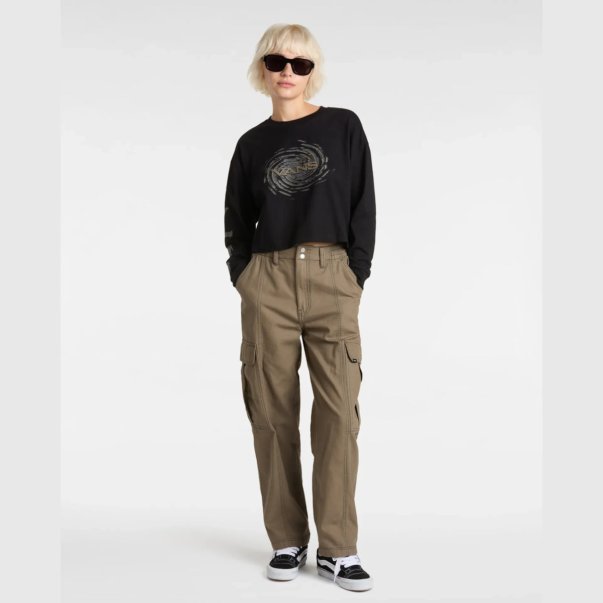 VANS 6oz Canvas Sidewalk Pant Bungee Cord kép 6