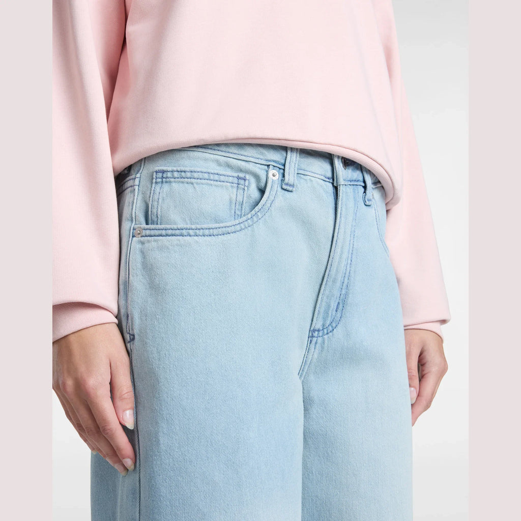 VANS Sirelle 5 Pocket Puddle Pants LIGHT STONEWASH Nadrág kép 6
