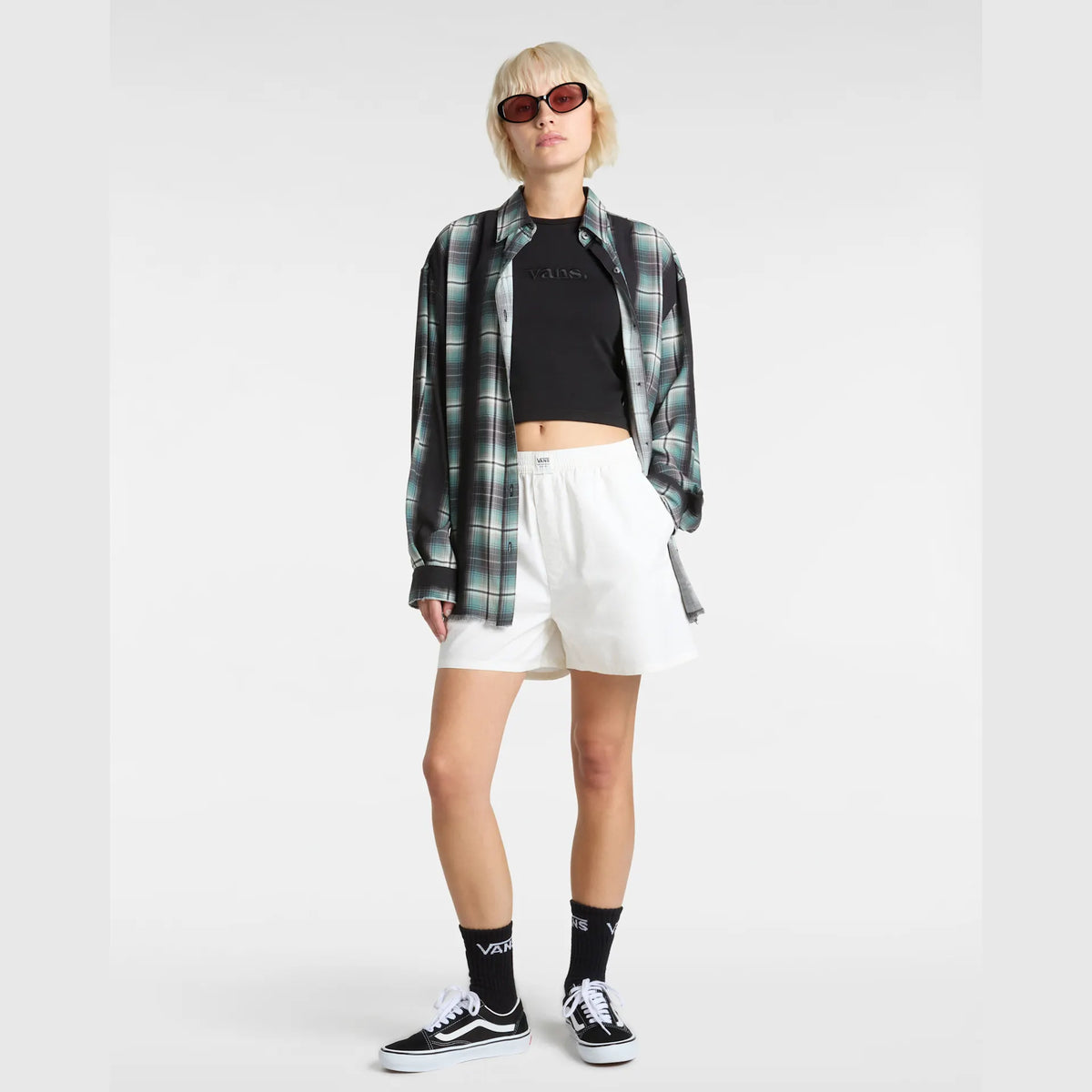 VANS Alicia Boxer Shorts White kép 6