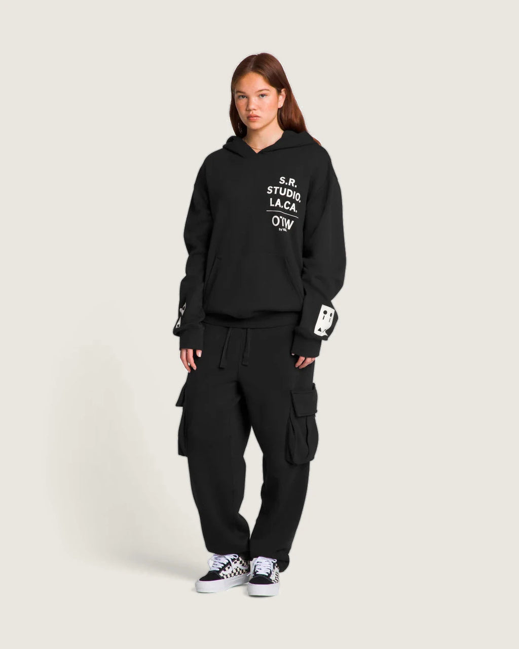 VANS OTW Sterling Ruby Hoodie SRLA Black Pulóver VN000MZFBLK1 - 2
