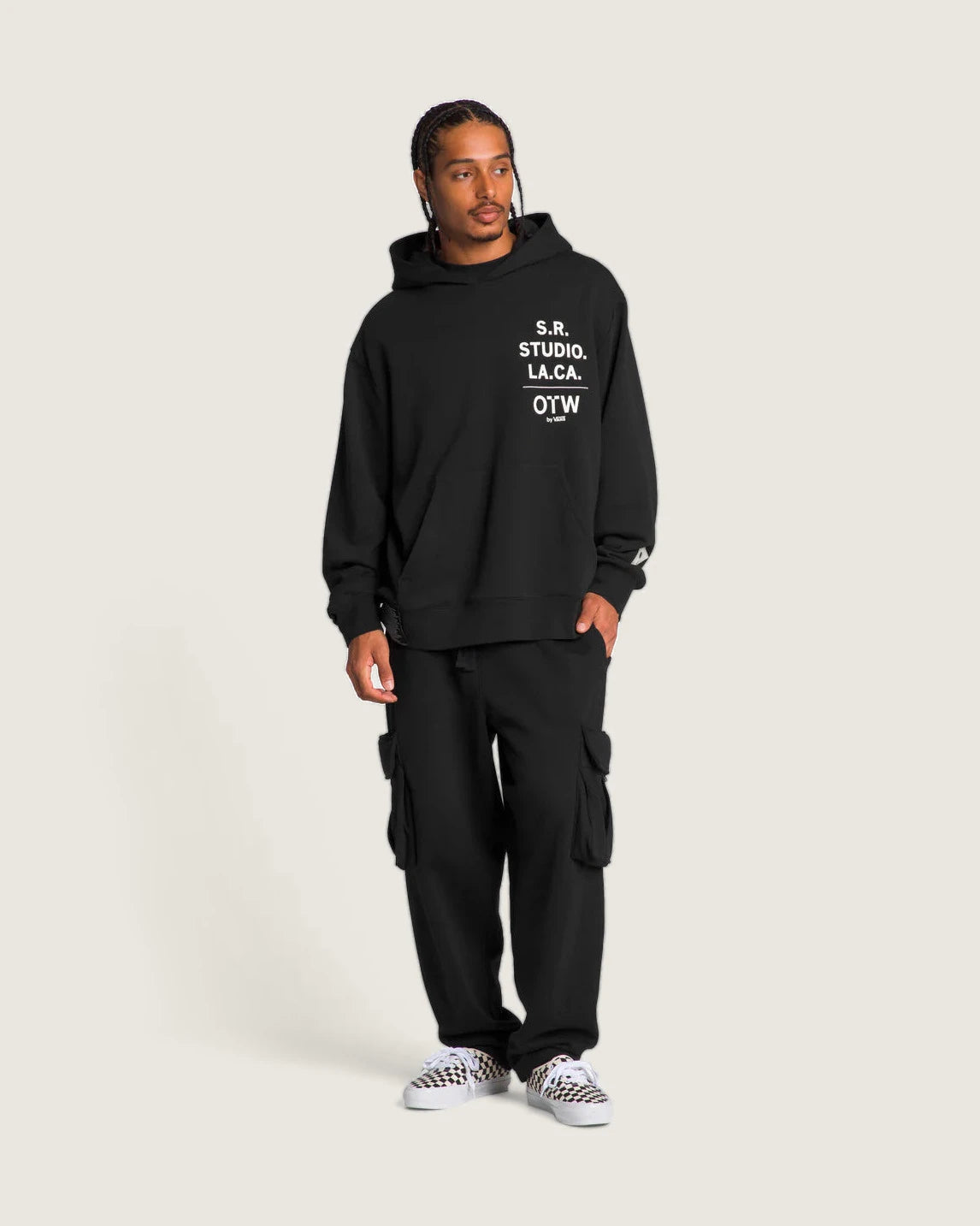 VANS OTW Sterling Ruby Hoodie SRLA Black Pulóver VN000MZFBLK1 - 3