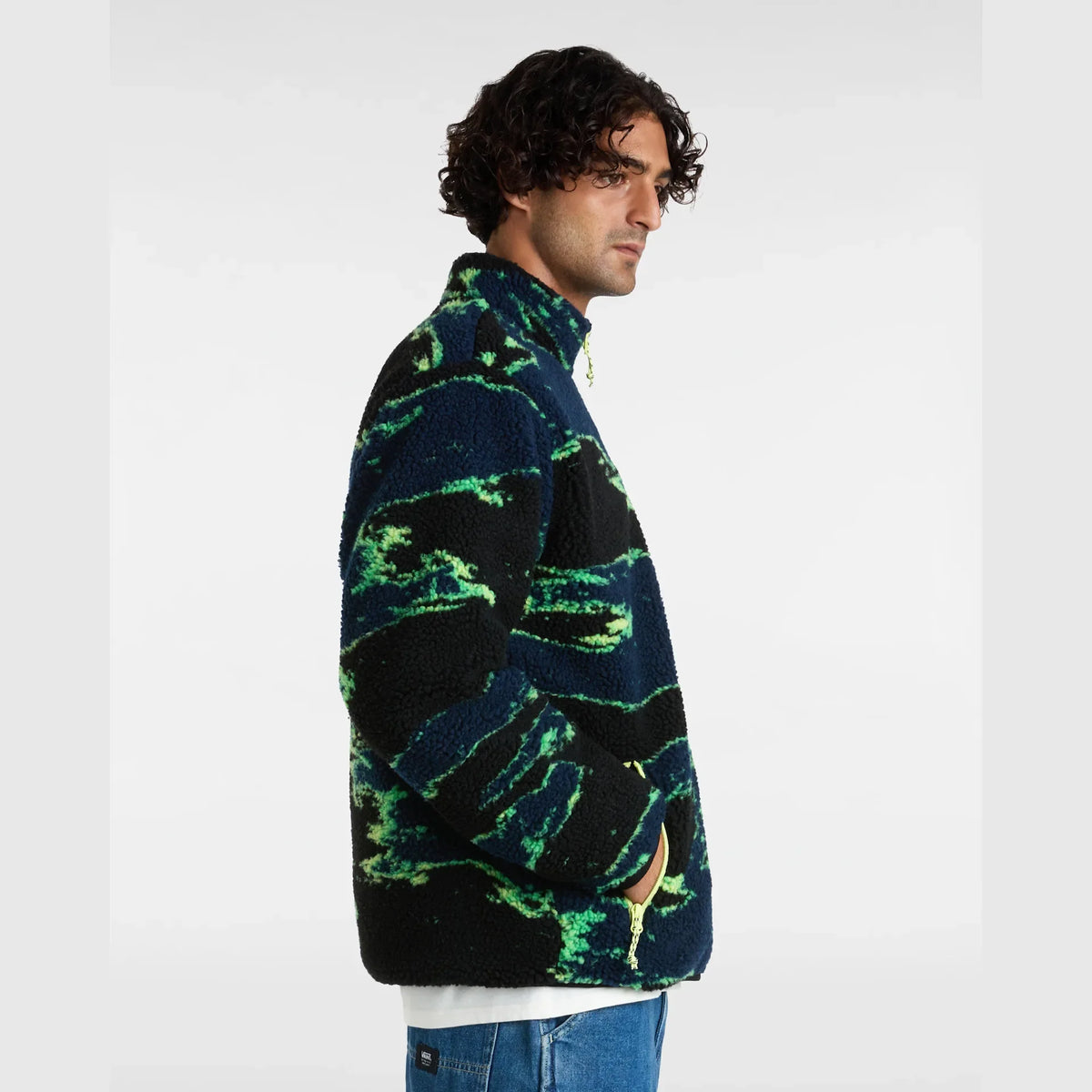 VANS Slip Stream Full Zip Jacket Black kép 5