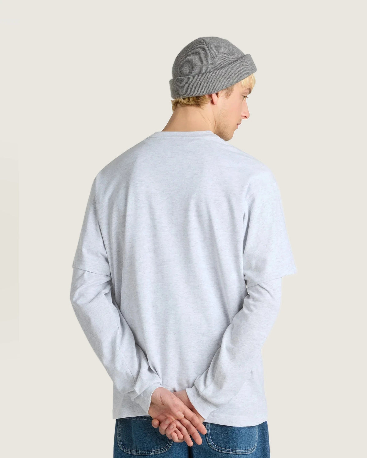VANS LEFT CHEST II LOOSE SS Light Grey Heather Póló kép 4