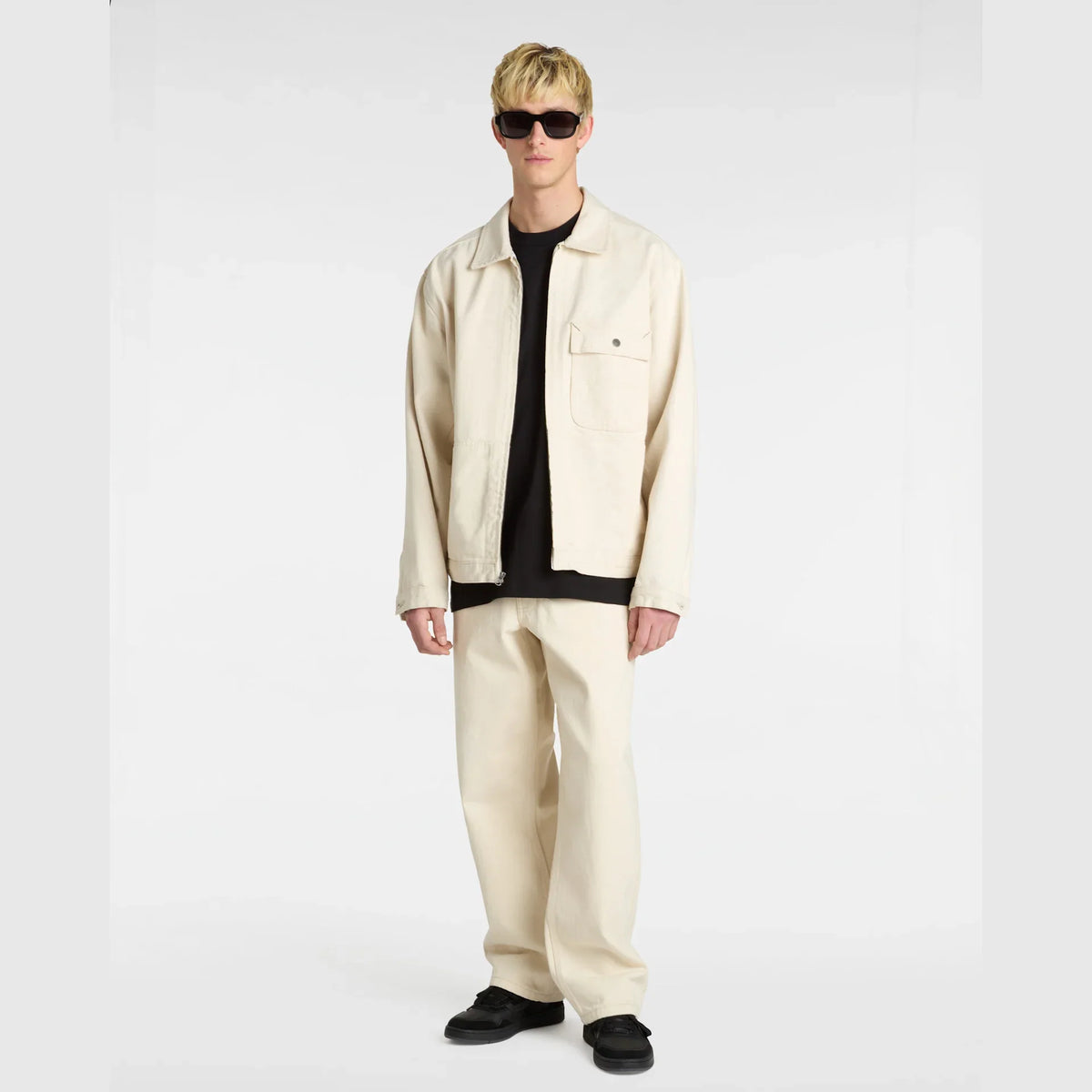 VANS LEFT CHEST II LOOSE SS Black Póló kép 5