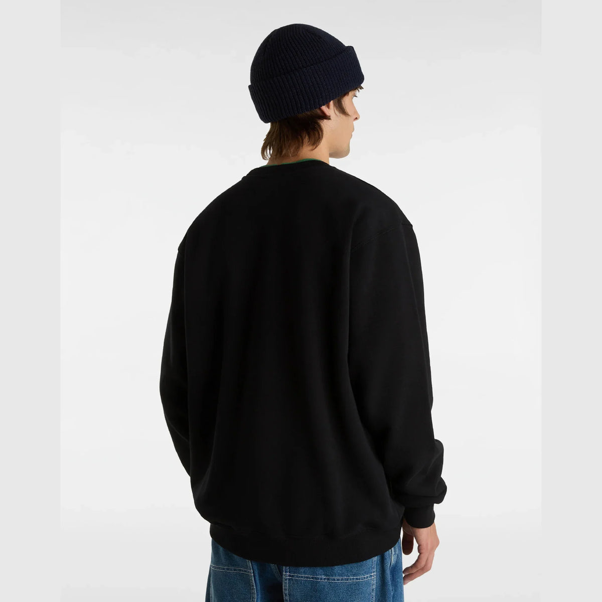 VANS LEFT CHEST II LOOSE CREW Black Póló kép 4