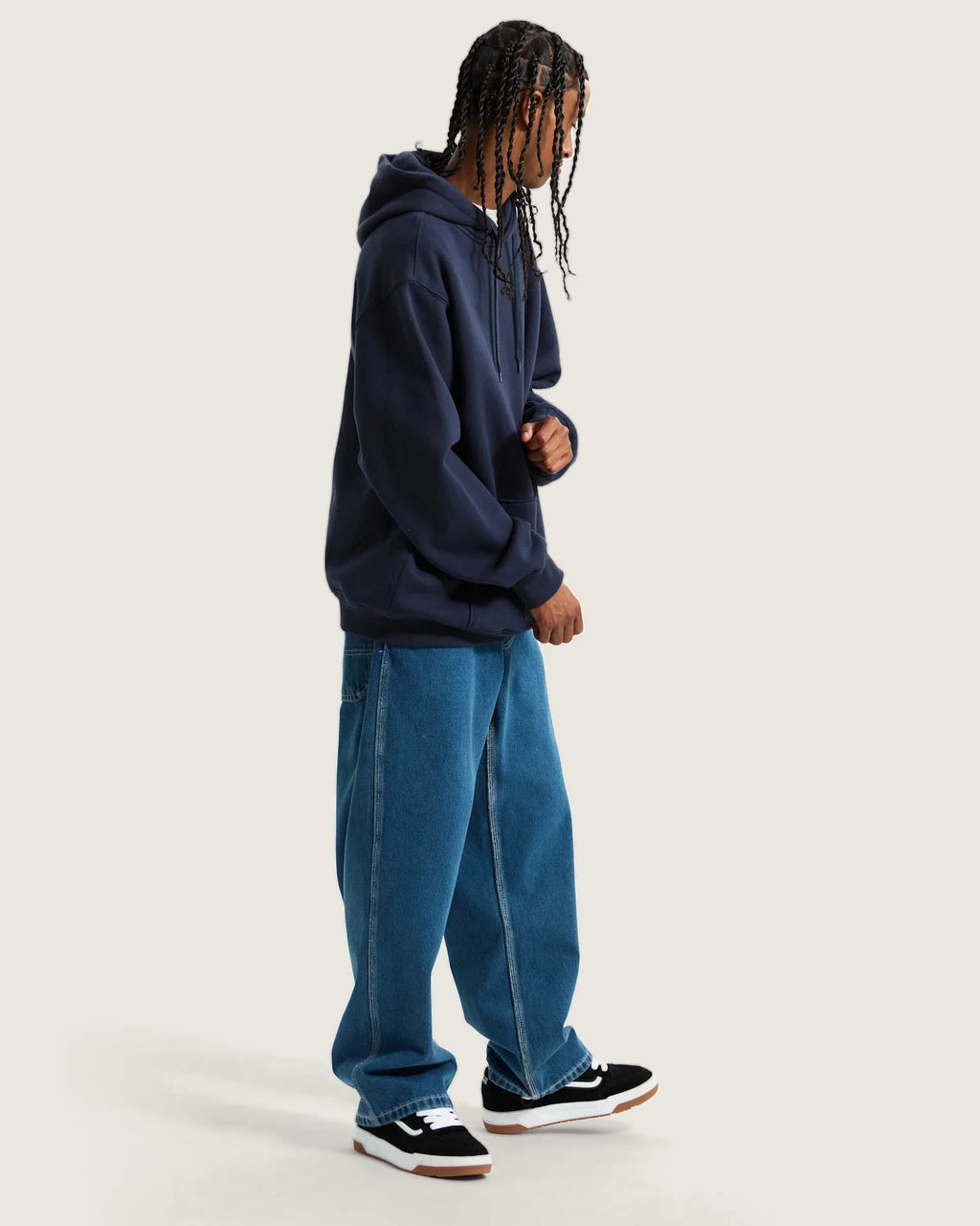 VANS LEFT CHEST II LOOSE PO PARISIAN NIGHT Pulóver VN000P21JDU1 - 6