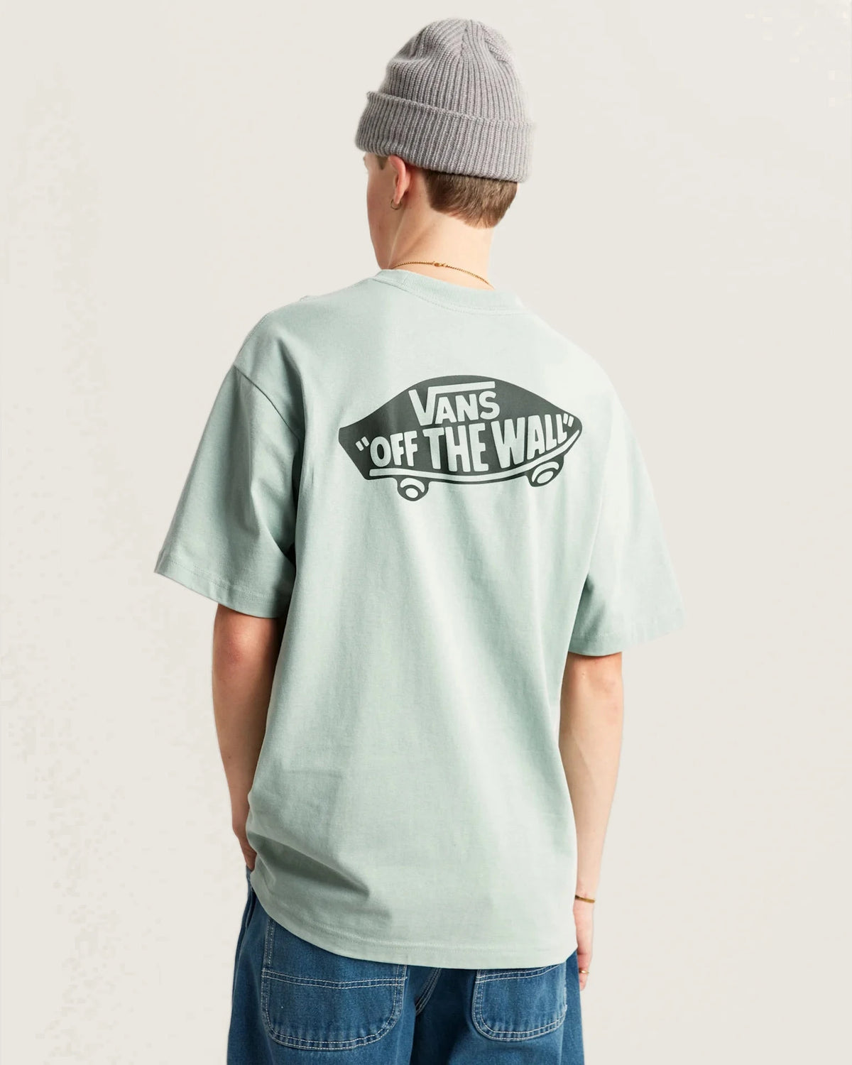 VANS STYLE 76 II LOOSE SS TEE Gray Olive Póló VN000P50EMW1 - 4