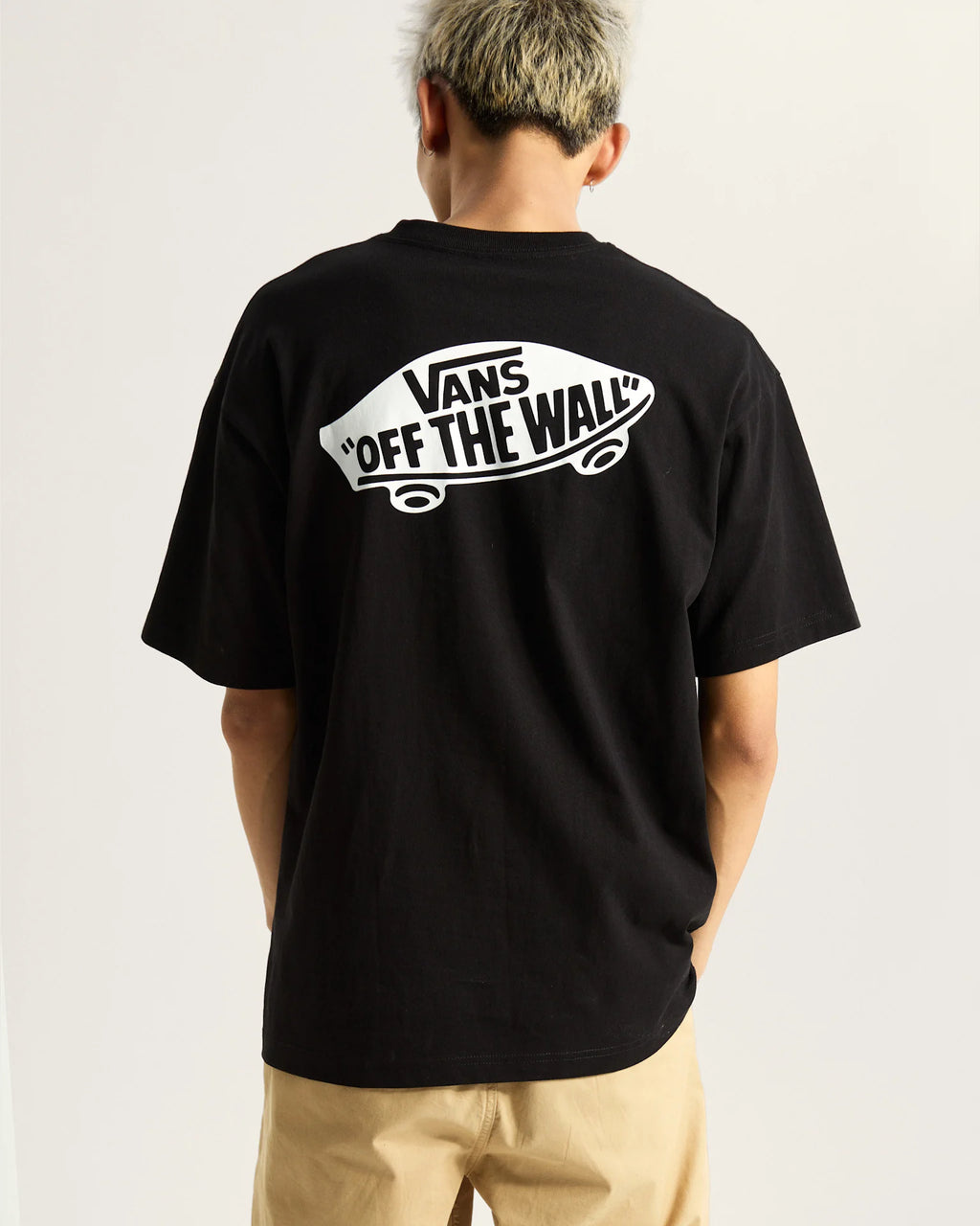 VANS STYLE 76 II LOOSE SS TE Black/White Póló VN000P50Y281 - 4