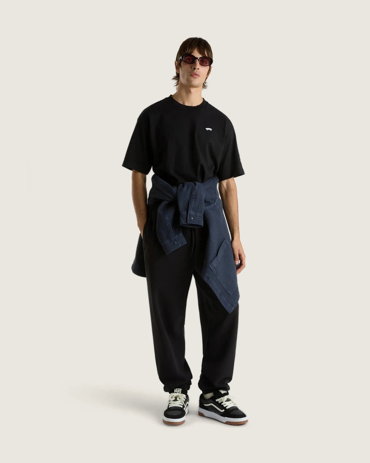 VANS SALTON LOOSE SS Black Póló kép 5