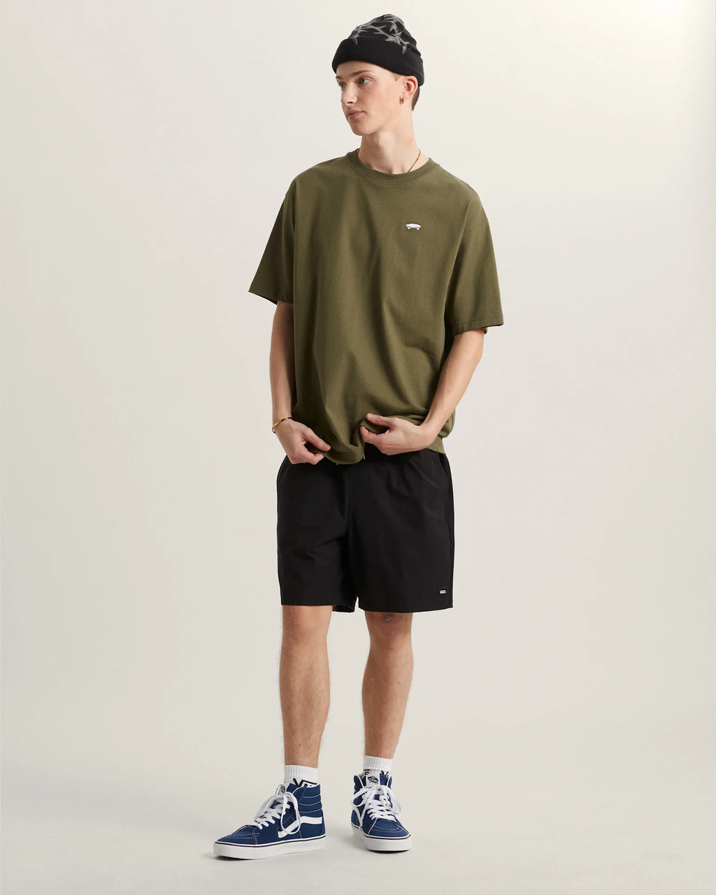 VANS SALTON LOOSE SS Mossy Olive Póló VN000P56FR11 - 5