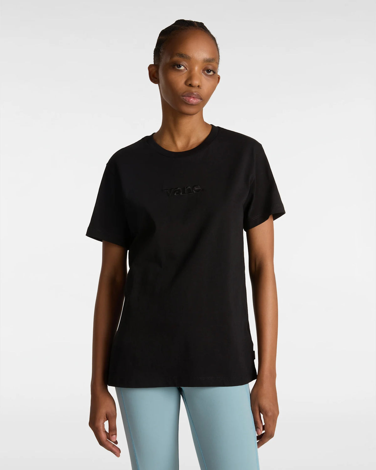 VANS W ESSENTIAL BFF SS Black Póló VN000P5UBLK1 - 3