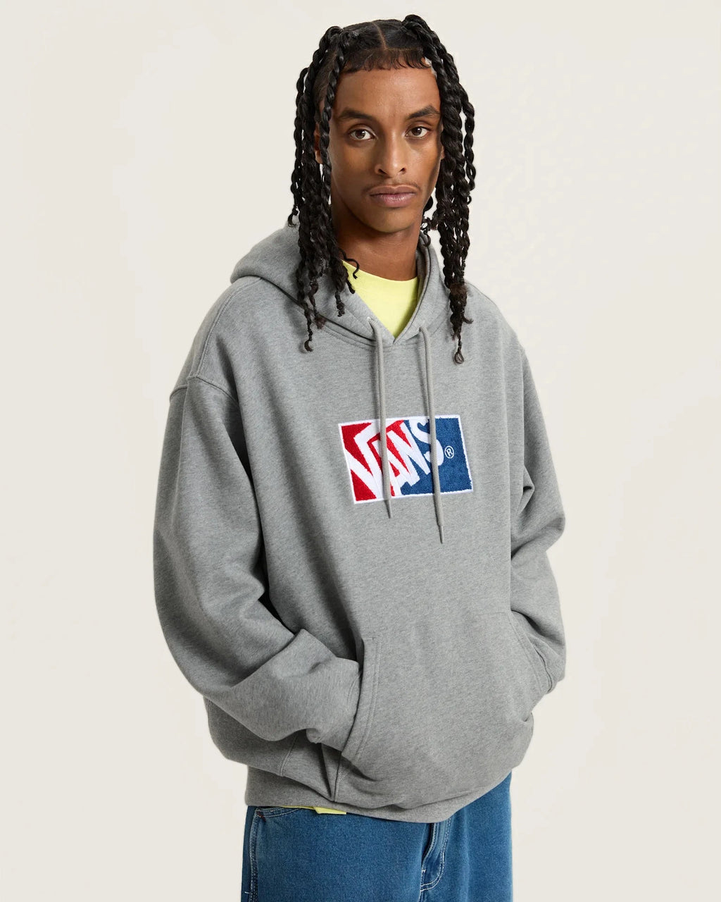 VANS Original Standards 2-Tone Pullover Cement Heather Pulóver VN000P8A02F1 - 3