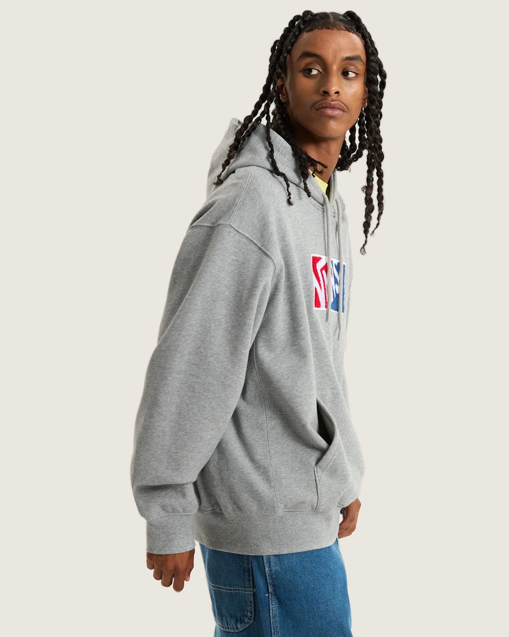 VANS Original Standards 2-Tone Pullover Cement Heather Pulóver VN000P8A02F1 - 5