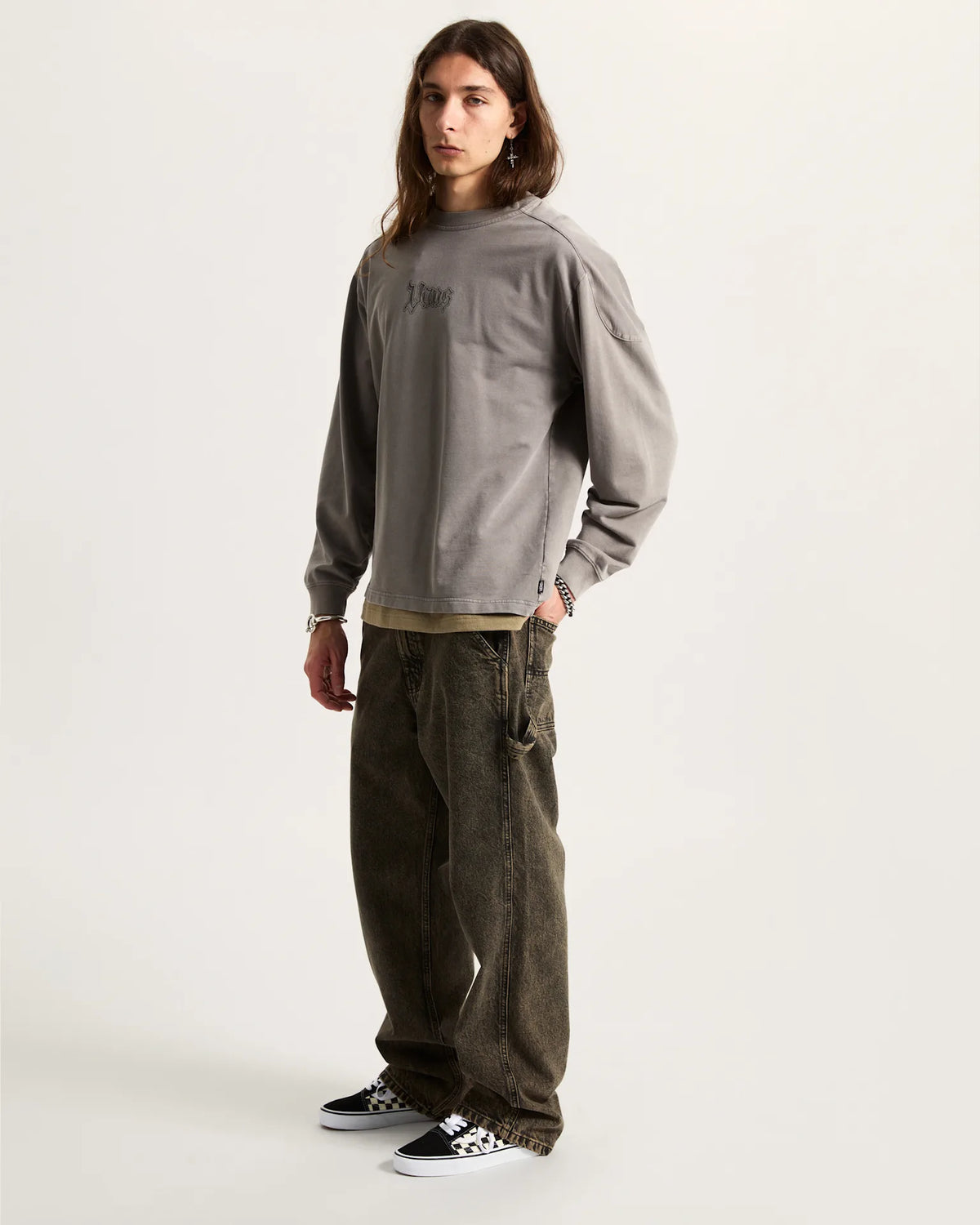 VANS Cromwell Knit LS Pewter Ing VN000P8WPWT1 - 5