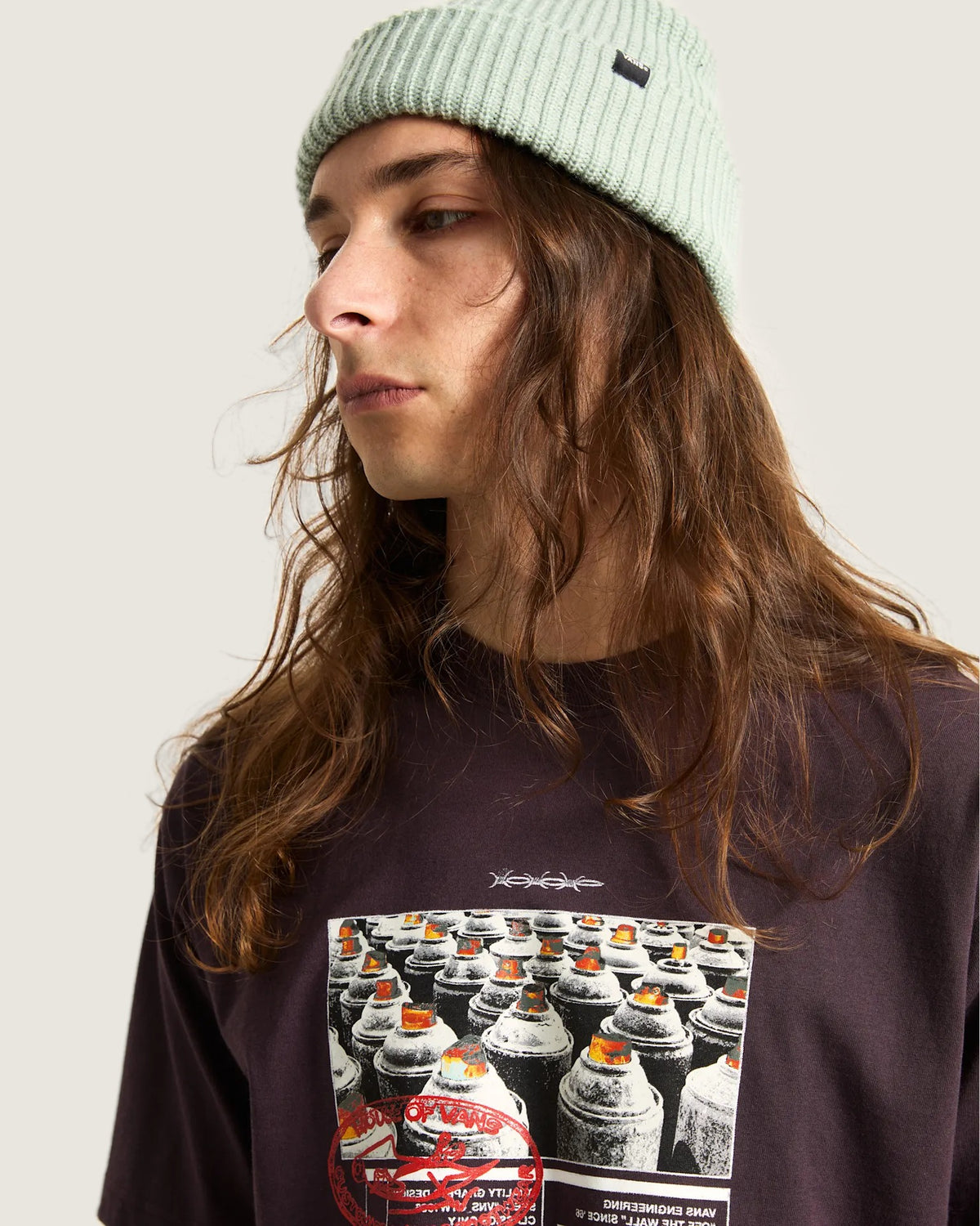 VANS Style Tips SS Dark Port Póló VN000PCXEMS1 - 5