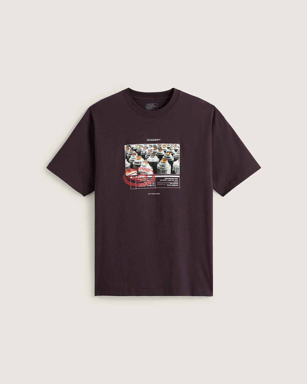 VANS Style Tips SS Dark Port Póló VN000PCXEMS1 - 1