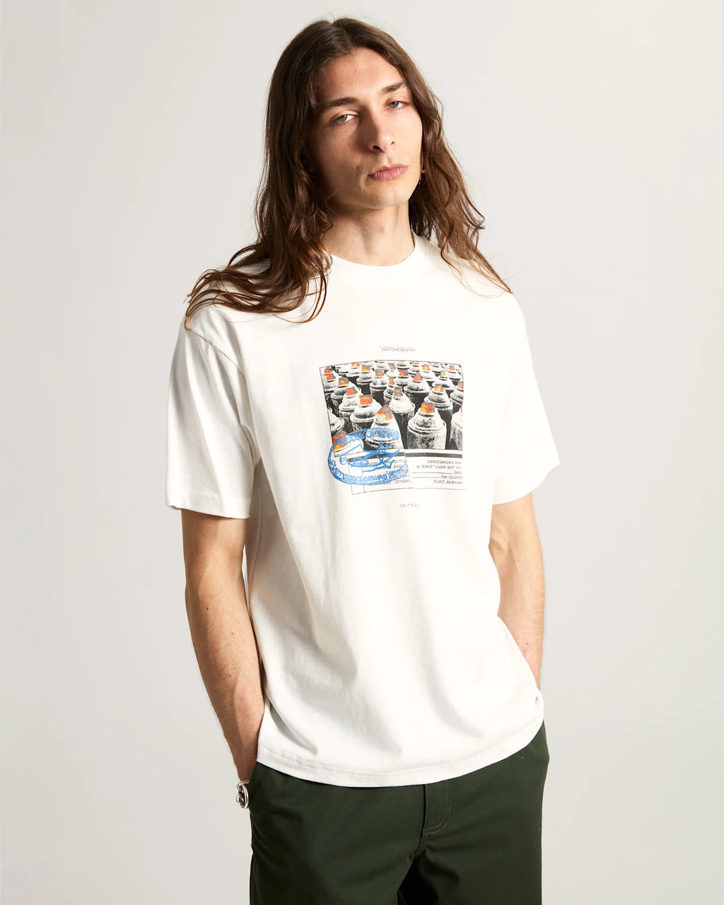 VANS Style Tips SS marshmallow Póló VN000PCXFS81 - 3