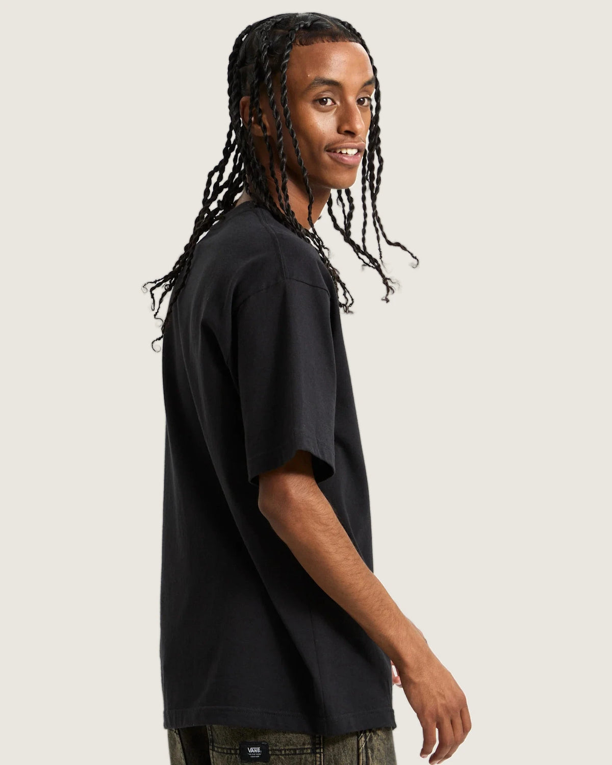 VANS Star Checker SS Black Póló VN000PDRBLK1 - 5