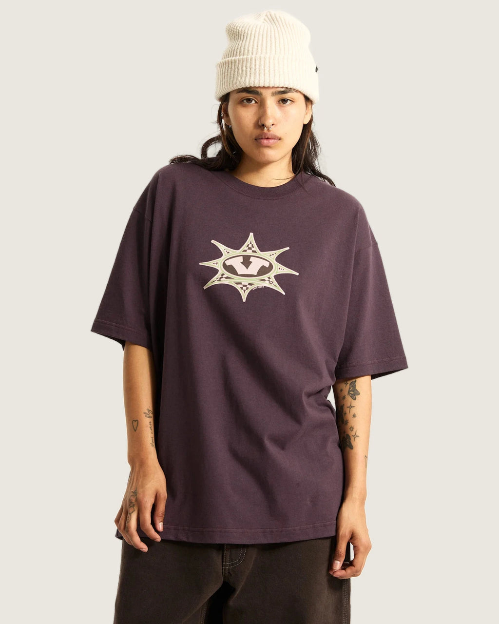 VANS Star Checker SS Dark Port Póló VN000PDREMS1 - 6
