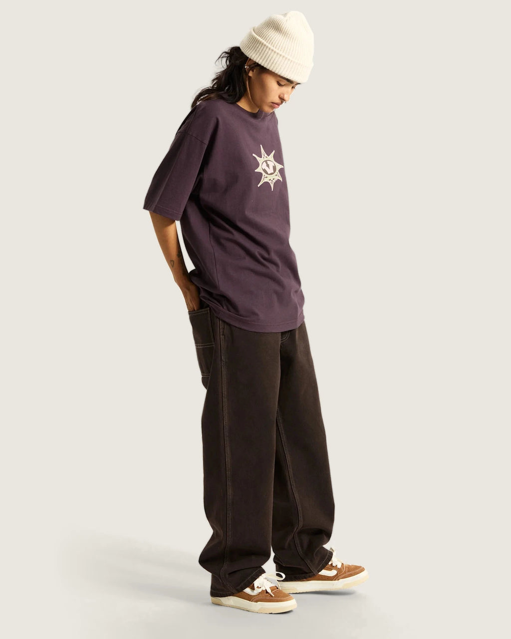 VANS Star Checker SS Dark Port Póló VN000PDREMS1 - 8