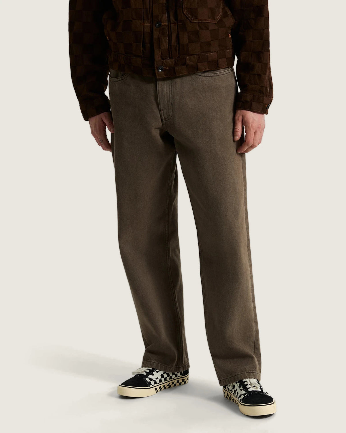 Vans Check-5 Loose Denim Pant Walnut Textil VN000PH61NU1 - 3