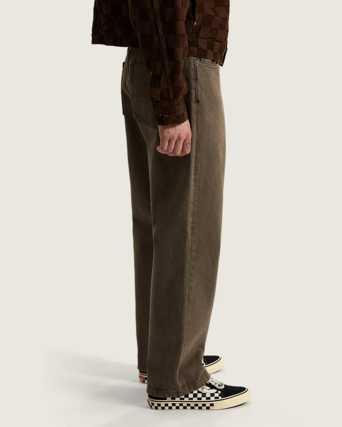 Vans Check-5 Loose Denim Pant Walnut Textil VN000PH61NU1 - 5