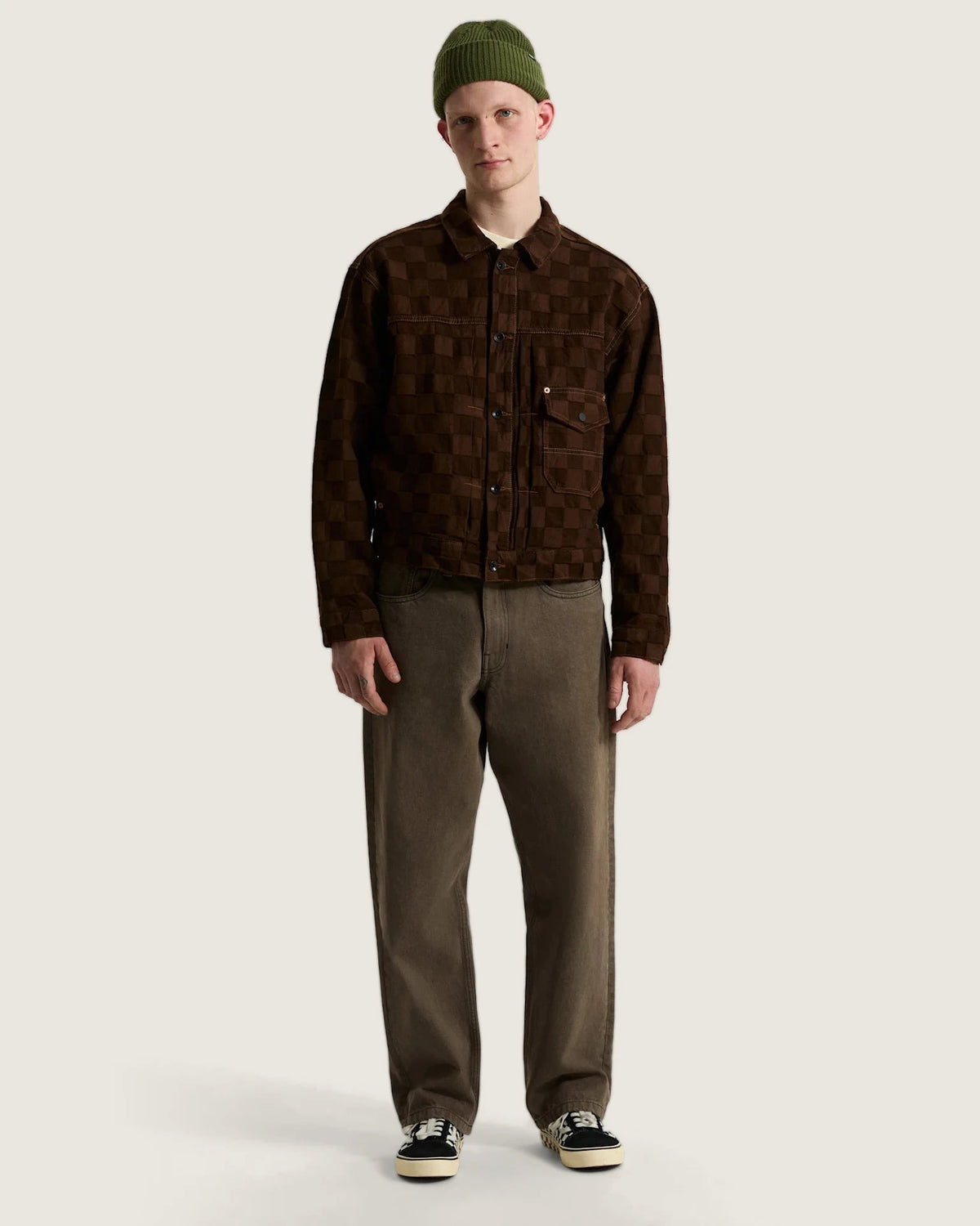 Vans Check-5 Loose Denim Pant Walnut Textil VN000PH61NU1 - 6