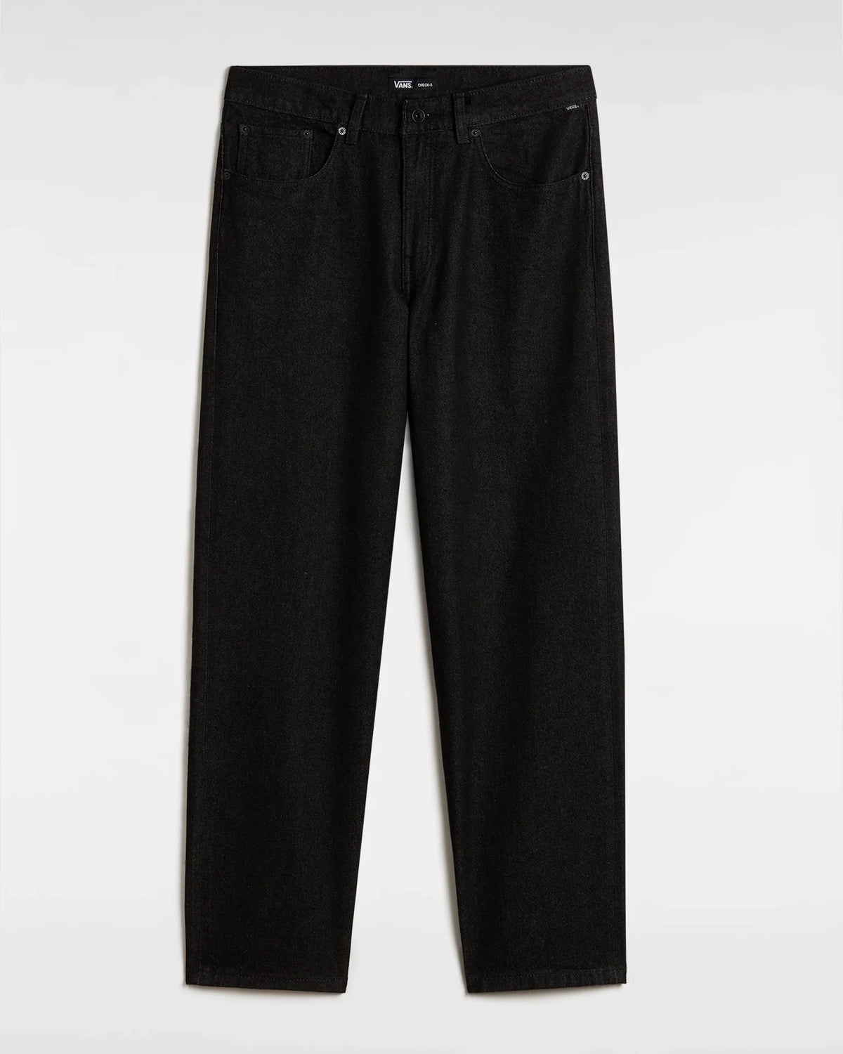 VANS Check-5 Loose Denim Pant Black Rinse Nadrág kép 1