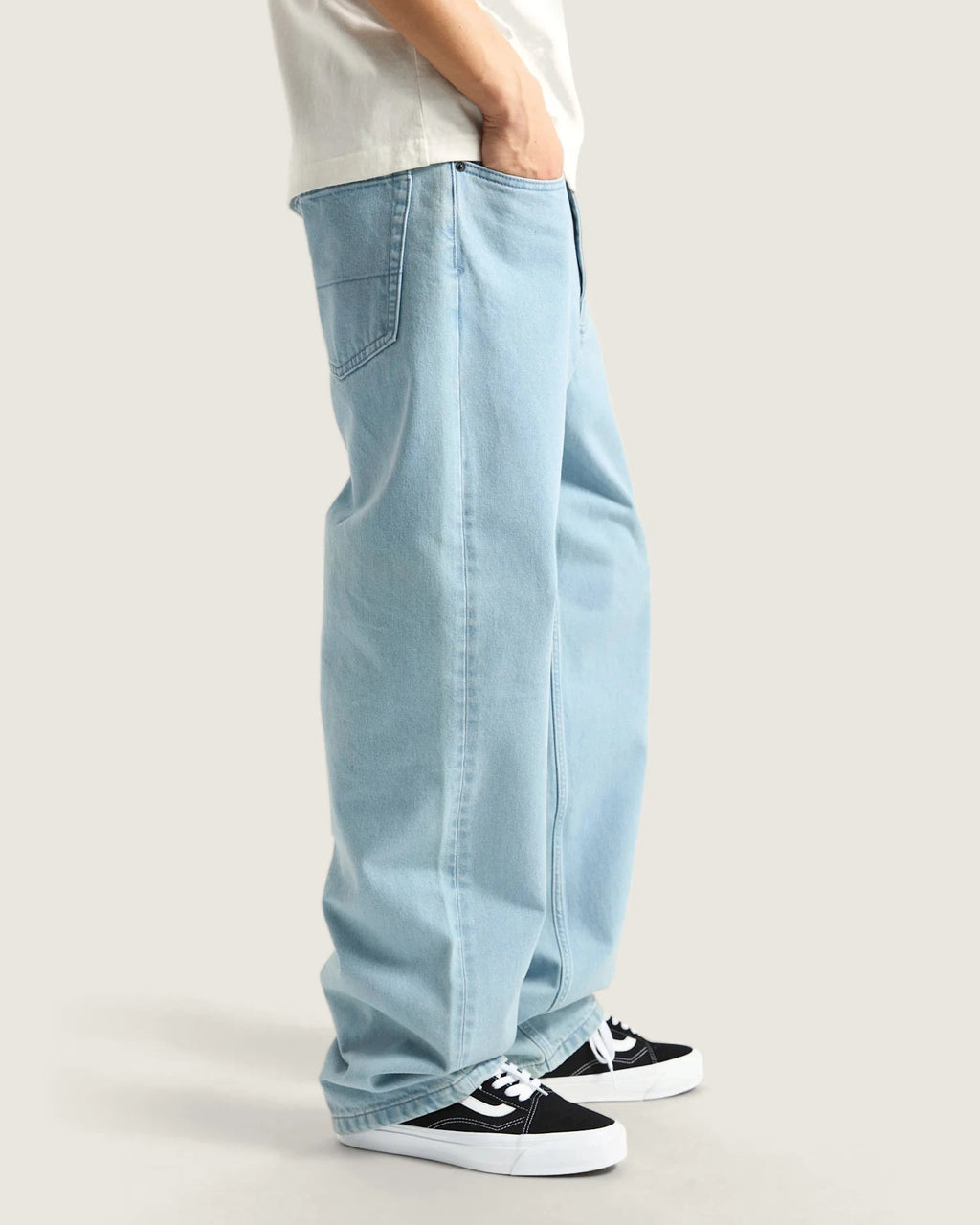 VANS Check-5 Loose Denim Pant FADED DENIM Nadrág VN000PH6IYR1 - 5