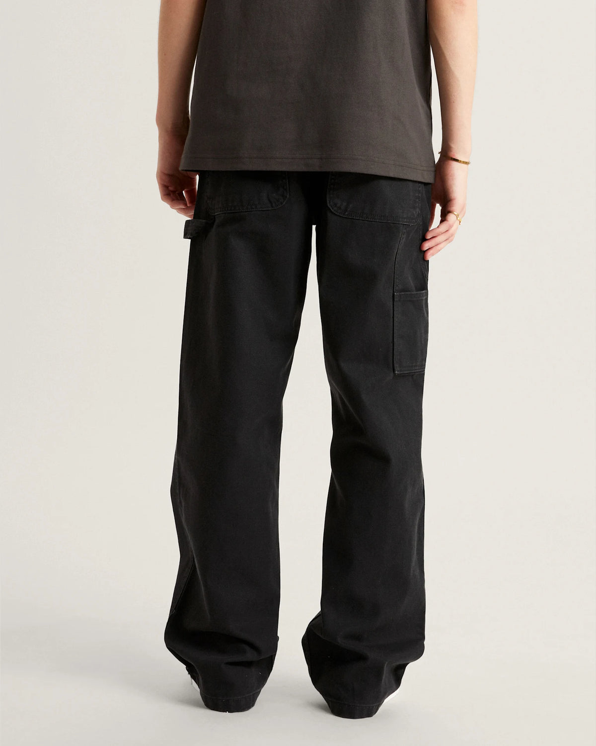 VANS Drill Chore Carpenter Loose Vintage Wash Black Nadrág VN000PJ3BLK1 - 4