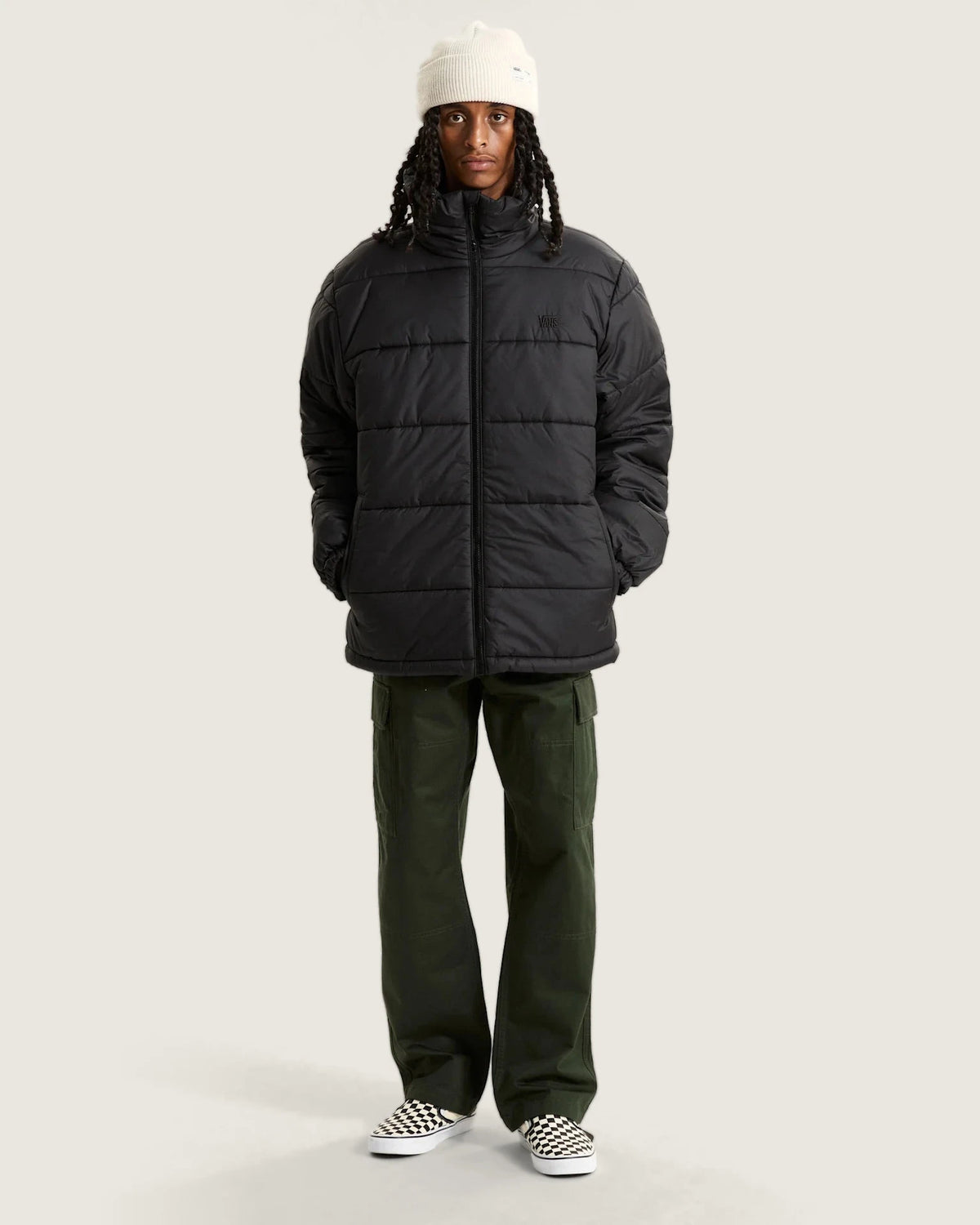 VANS MTE Hillgate No Hood Puffer Black Kabát VN000PJ9BLK1 - 6