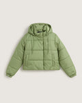 VANS MTE Hillgate Cropped Puffer Neutral Olive Kabát VN000PK1EMZ1 - 1