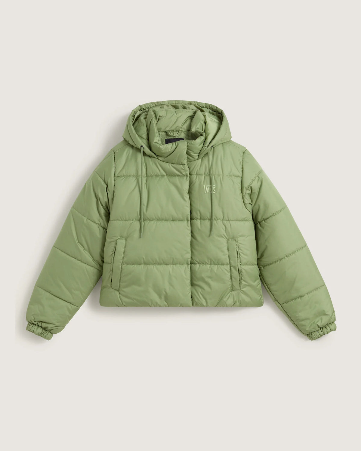 VANS MTE Hillgate Cropped Puffer Neutral Olive Kabát VN000PK1EMZ1 - 1