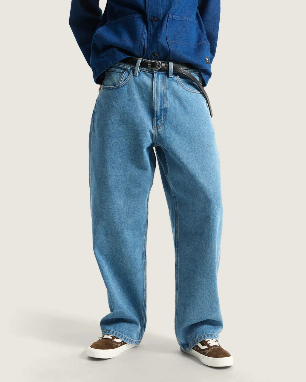 VANS Check-5 Baggy Denim Pant STONEWASH/BLUE 3