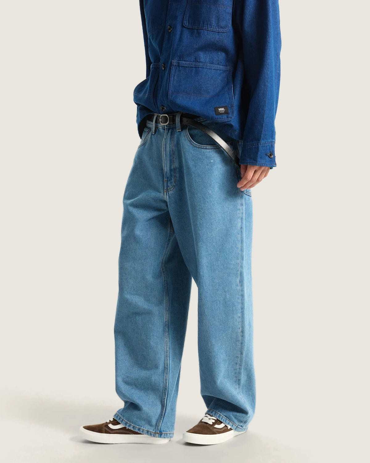 VANS Check-5 Baggy Denim Pant STONEWASH/BLUE 5