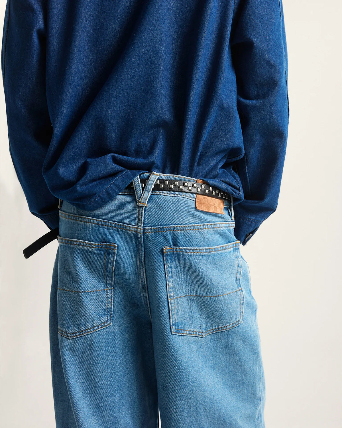 VANS Check-5 Baggy Denim Pant STONEWASH/BLUE 7