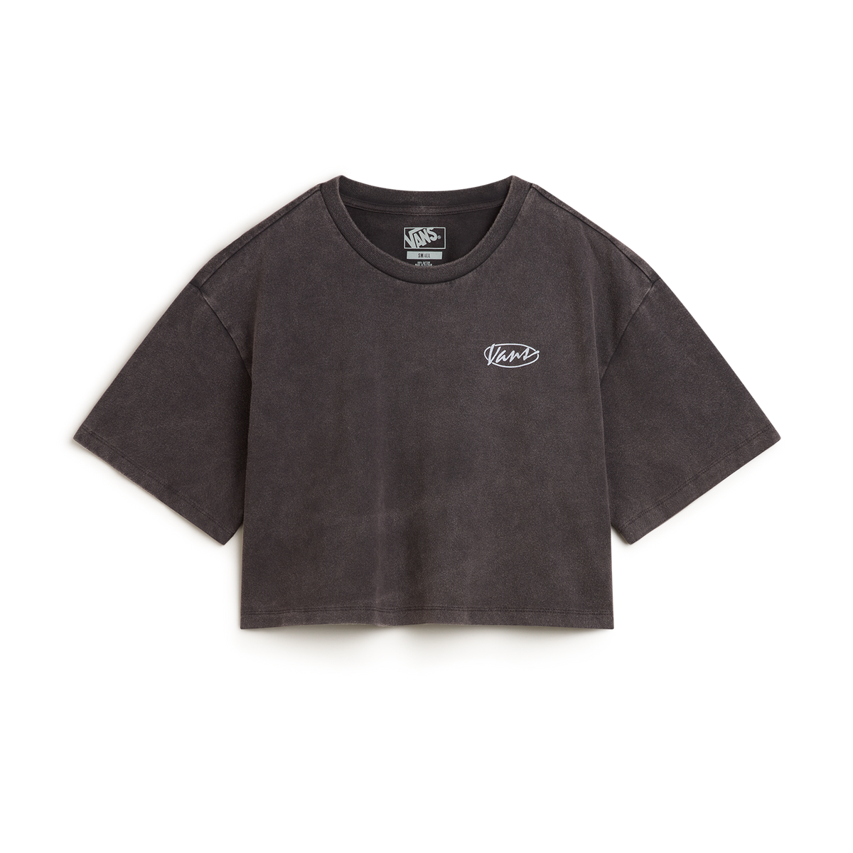 VANS Era Script Relaxed Crop SS Faded Black kép 1