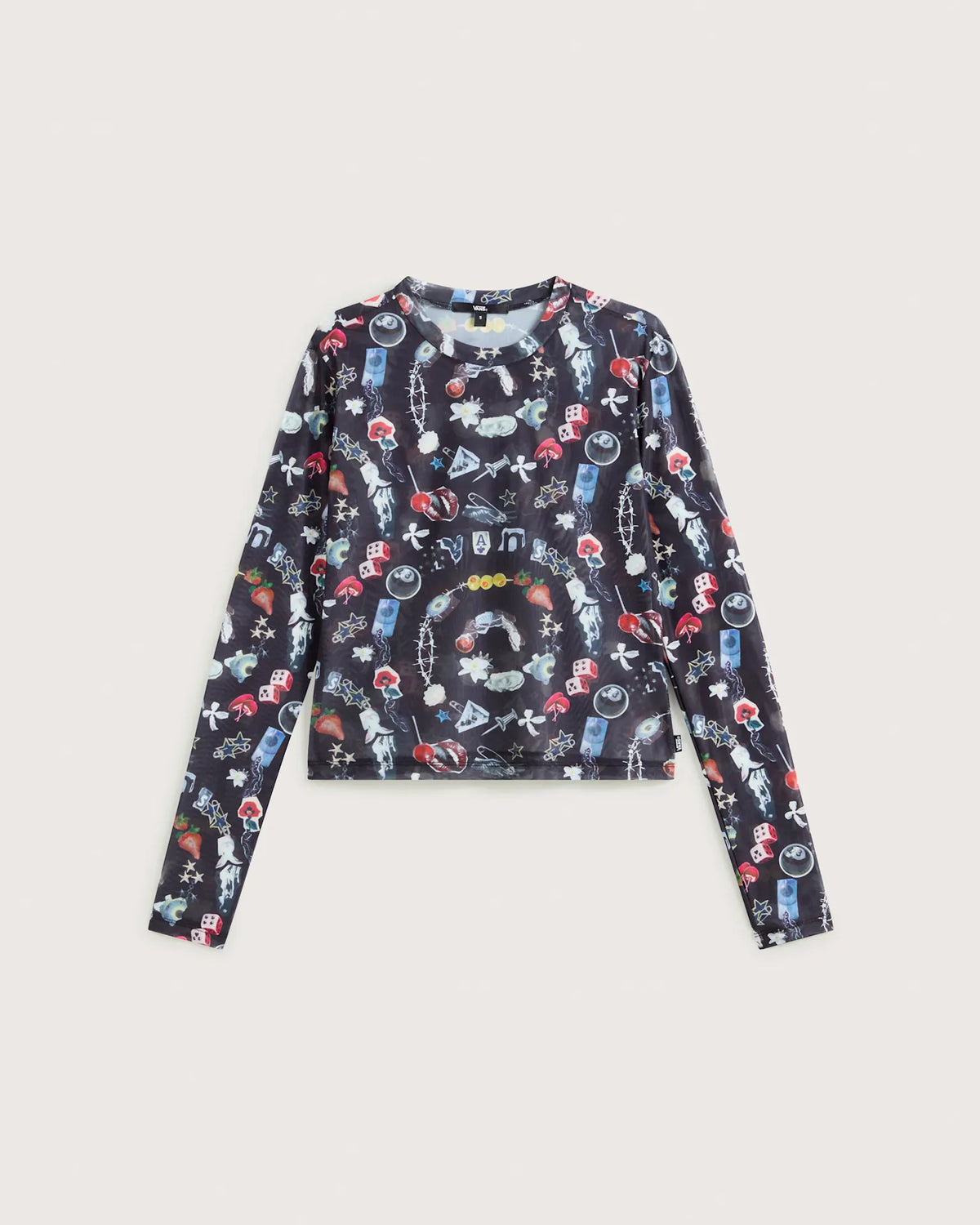 VANS Ludlow Mesh Long Sleeve II Black Ing VN000Q0VBLK1 - 1