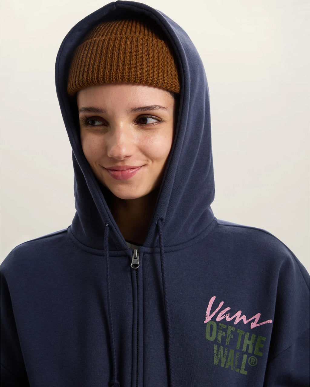 VANS Ladywall Retro Zip Hood PARISIAN NIGHT Pulóver VN000Q43JDU1 - 7