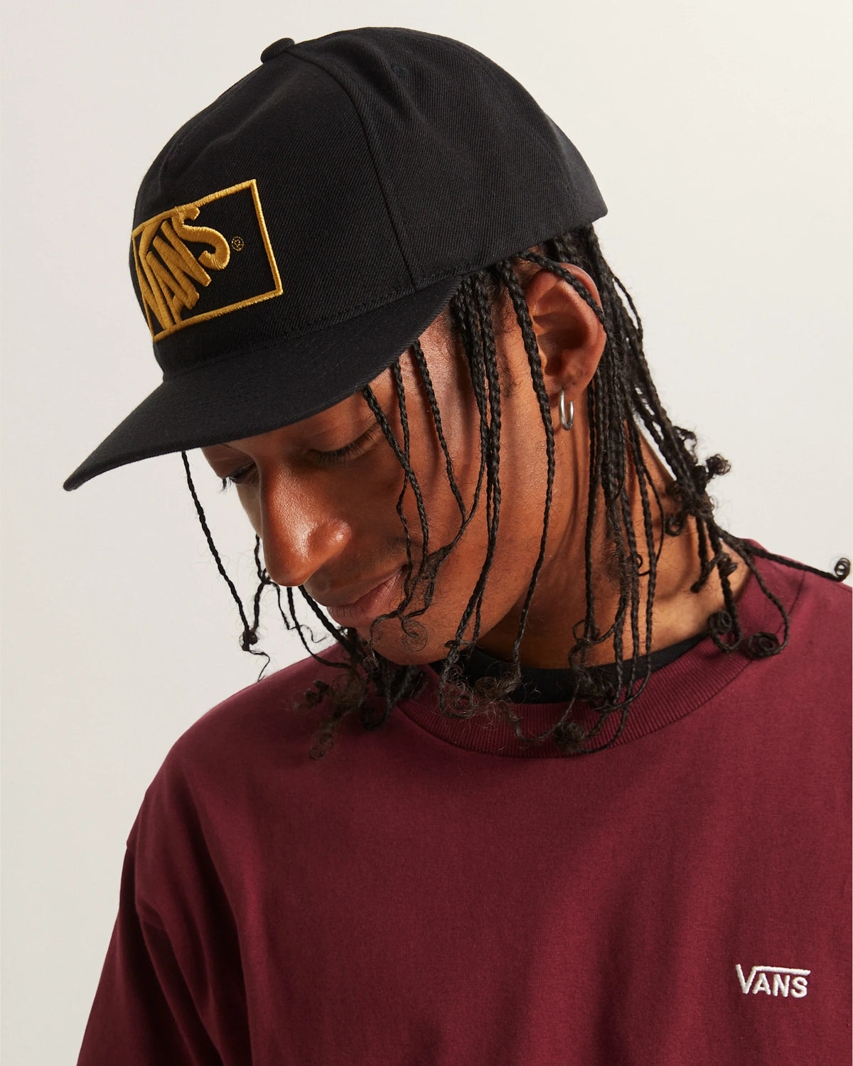 VANS Vans Formula Snapback Black/Burnt Gold Sapka VN000QAFF0E1 - 4