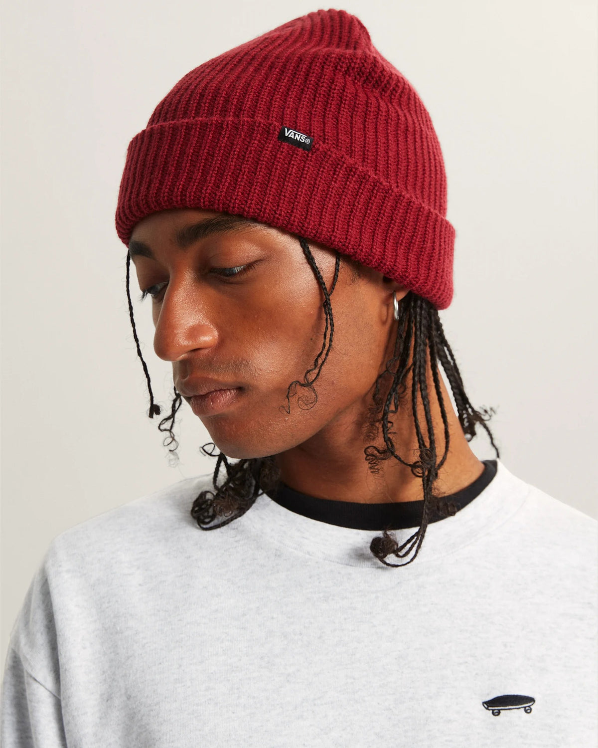 VANS Core Basic Cuff Beanie Bordeaux Beanie VN000QB4BRD1 - 4