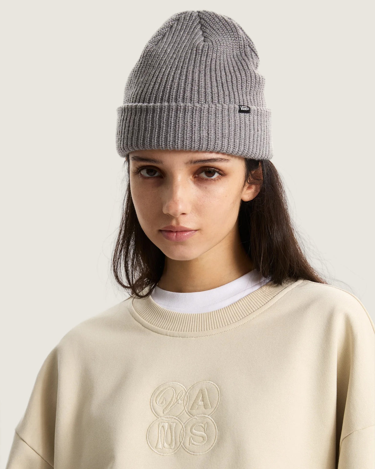 VANS Core Basic Cuff Beanie Heather Grey Beanie VN000QB4HTG1 - 4