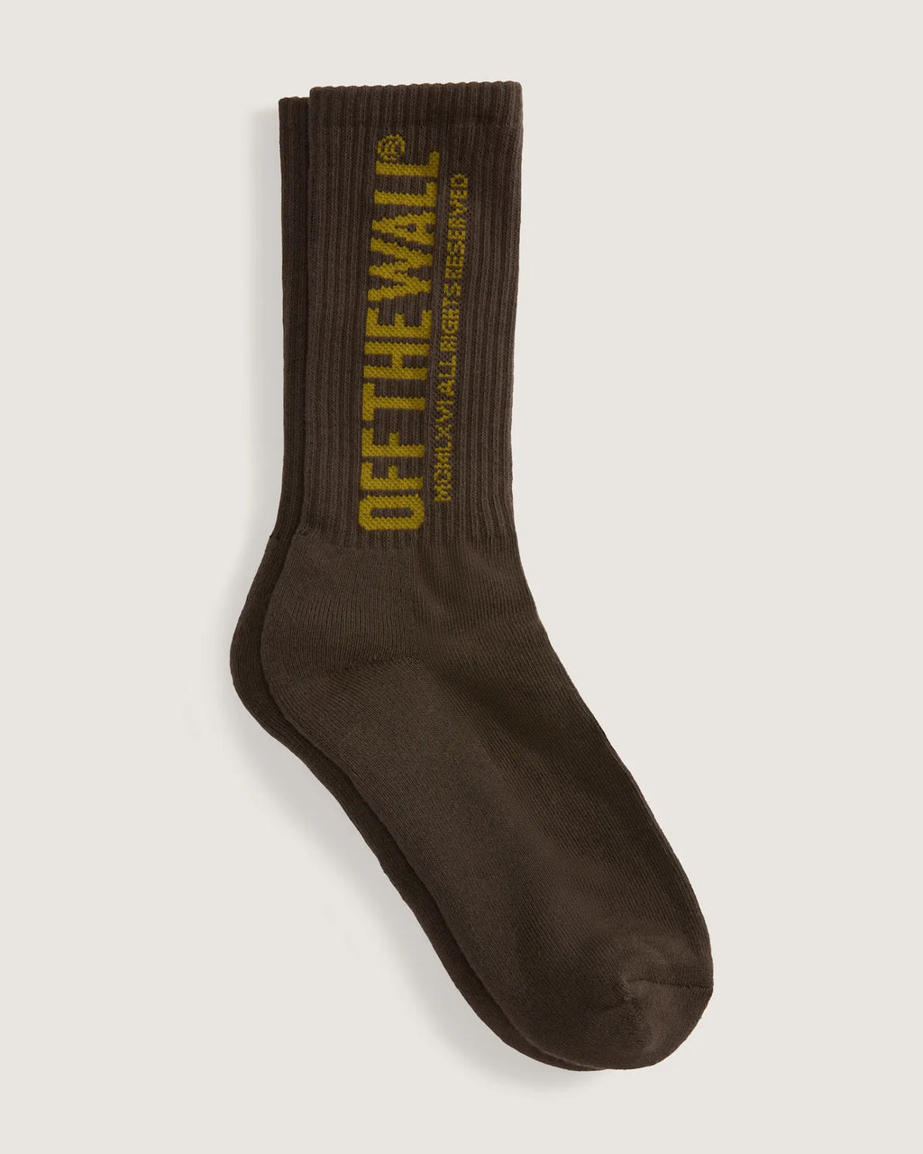 VANS Hovley Crew Coal Brown Zokni kép 3