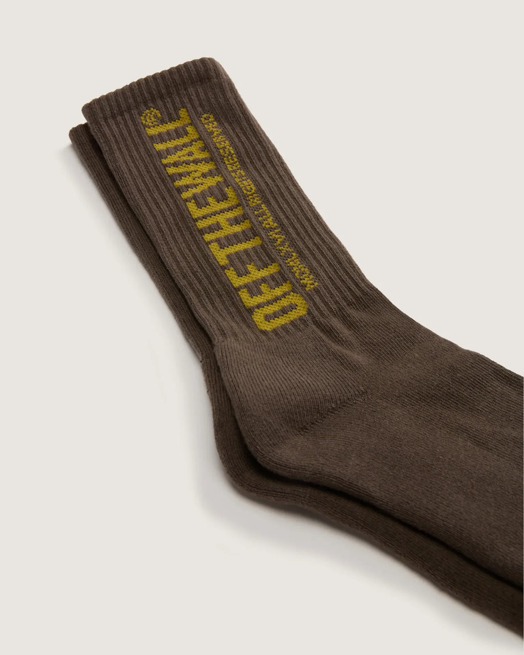 VANS Hovley Crew Coal Brown Zokni kép 2