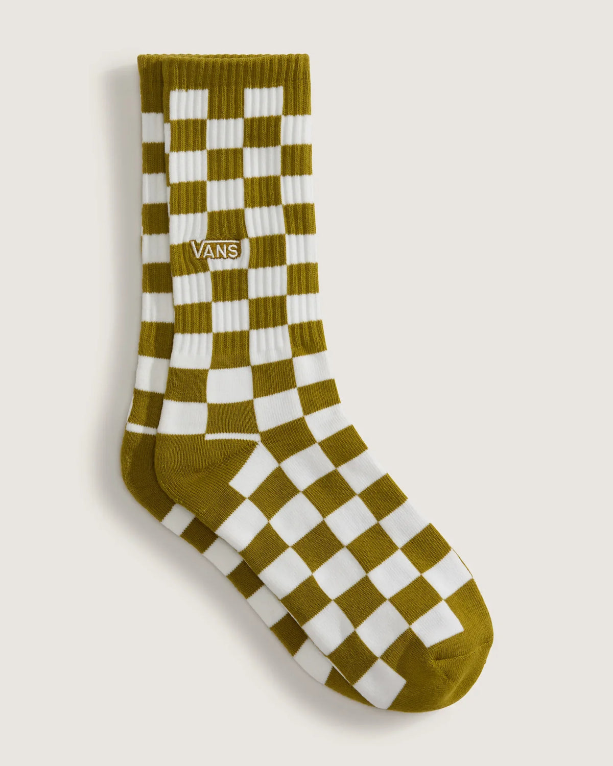 VANS Checkerboard Crew Burnt Gold Zokni kép 2