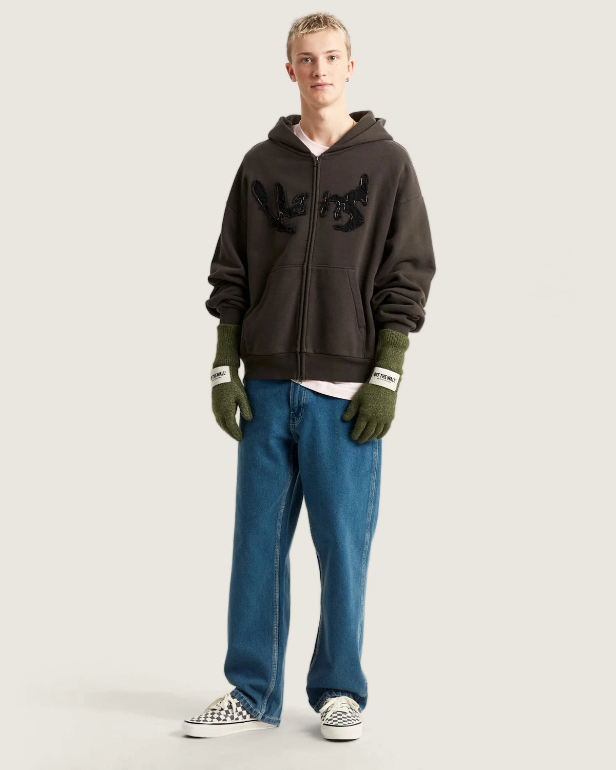 VANS Off The Wall Twofer Gloves Pine Forest Kesztyű VN000QCFEN61 - 5