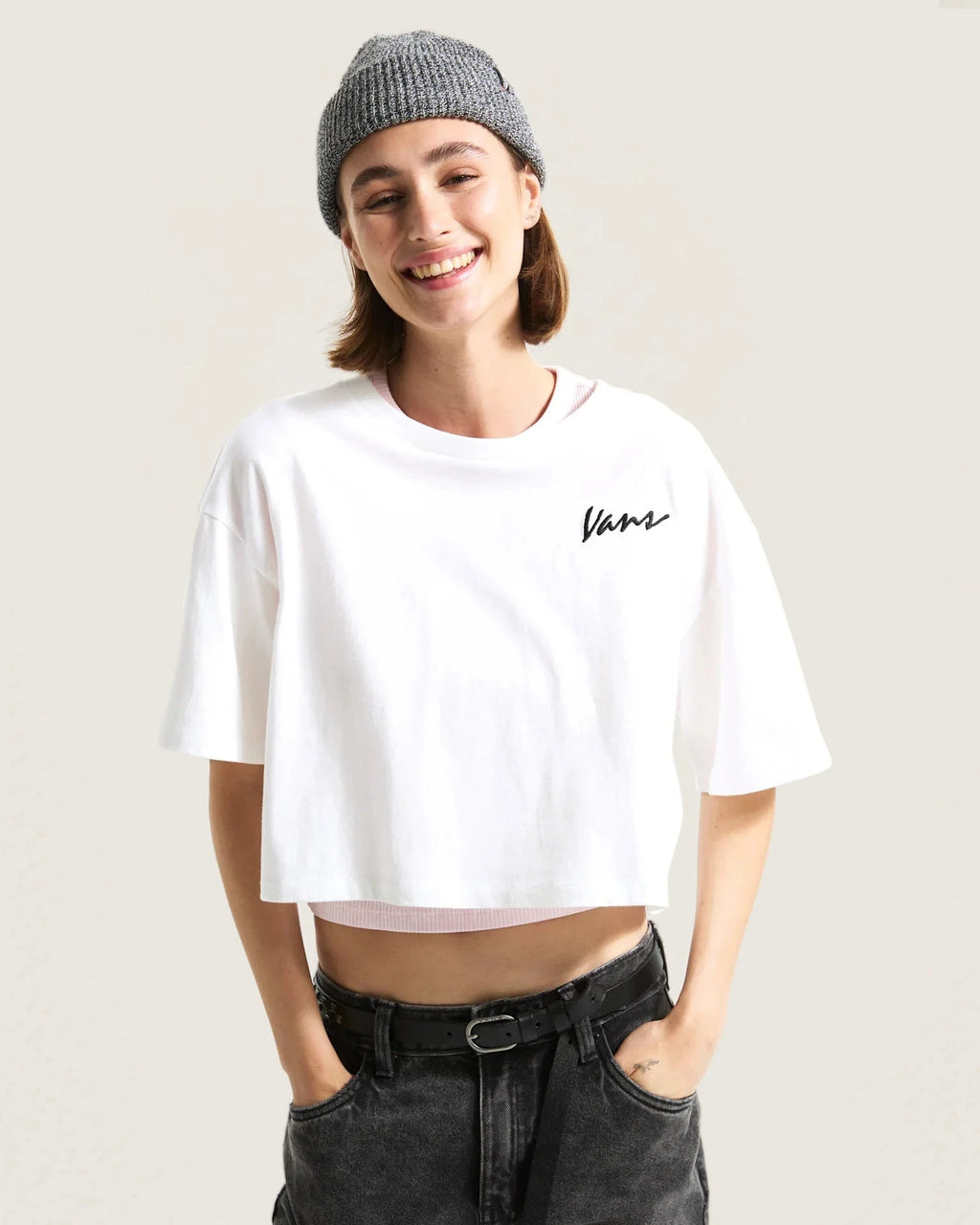 VANS Classic Script White kép 3
