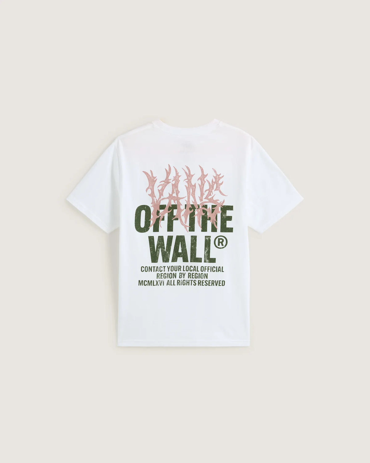 VANS Metal Wall SS White Póló VN000R03WHT1 - 2