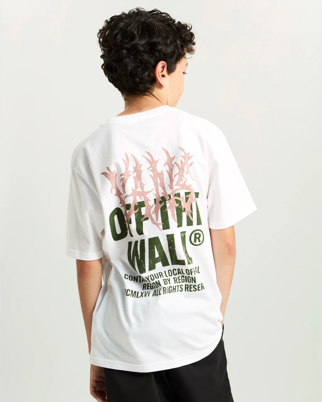 VANS Metal Wall SS White Póló VN000R03WHT1 - 4