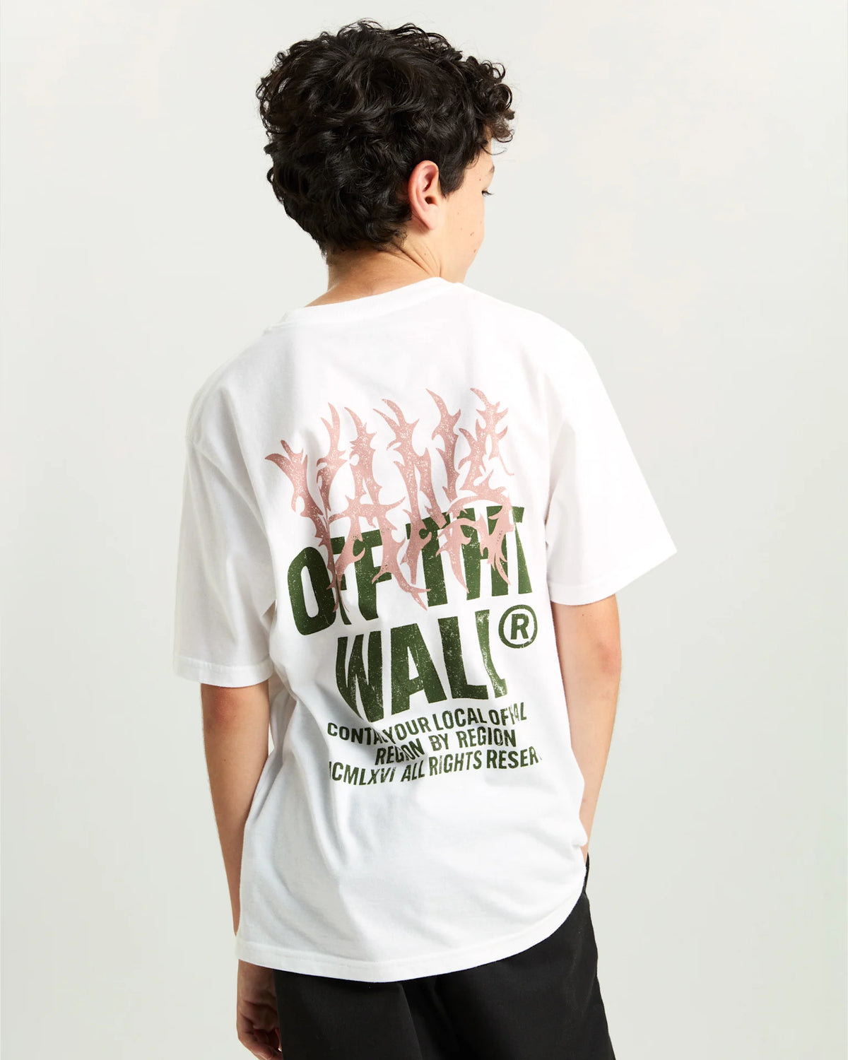 VANS Metal Wall SS White Póló VN000R03WHT1 - 4